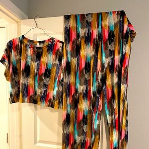 2 piece pant set